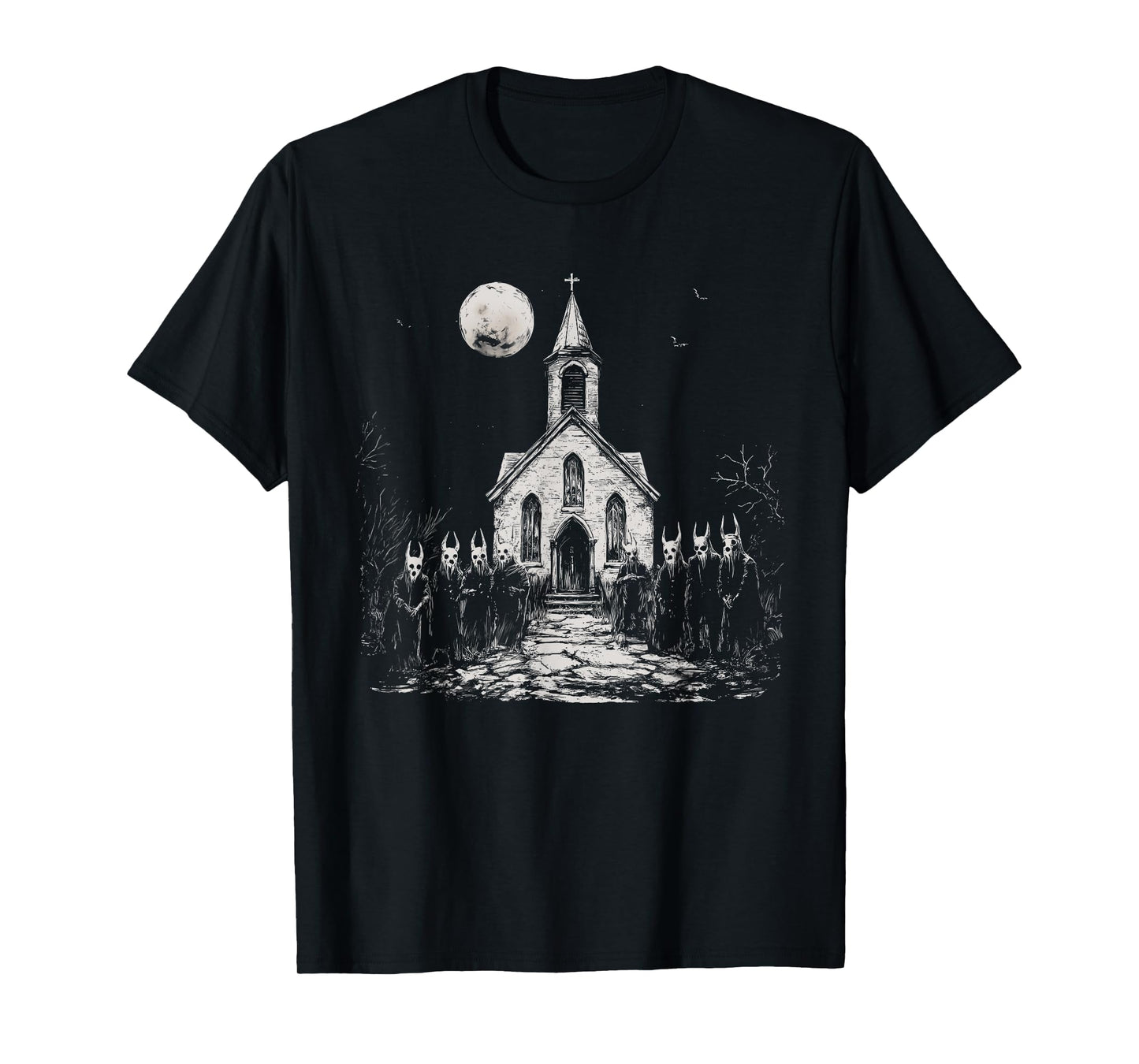Creepy Folk Horror Weirdcore Occult Blackcraft Goth Witches T-Shirt