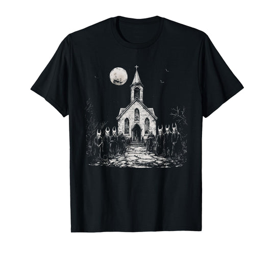 Creepy Folk Horror Weirdcore Occult Blackcraft Goth Witches T-Shirt