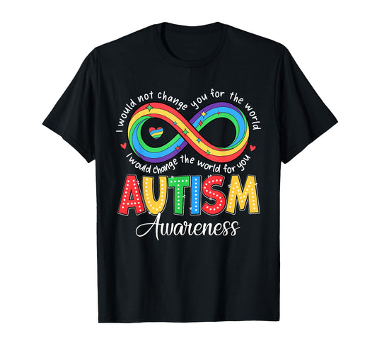 Autism Awareness Infinity Symbol Accept Understand Love T-Shirt
