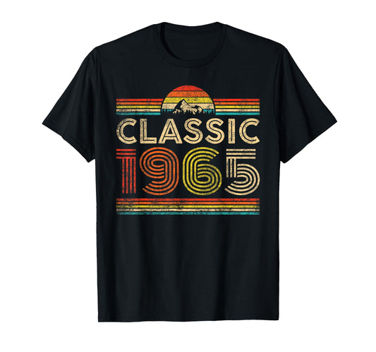 Classic 1965 Vintage 1965 Classic Year Men Women Birthday T-Shirt