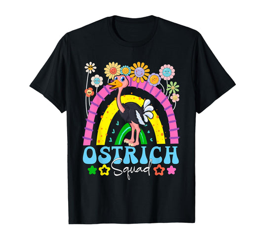 Ostrich Costume Squad Matching Animal Lover Kids Toddler T-Shirt