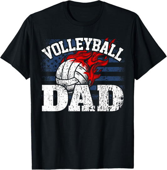 Dad Volleyball Player Father Volleyball T-Shirt