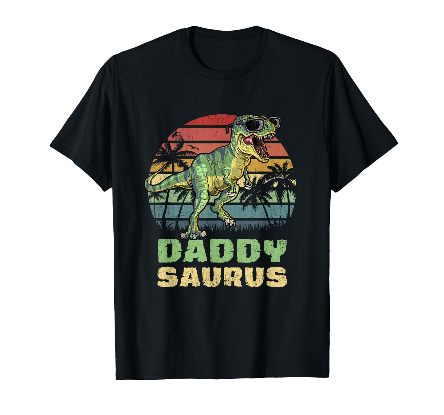 Daddysaurus T Rex Dinosaur Daddy Saurus Family Matching T-Shirt
