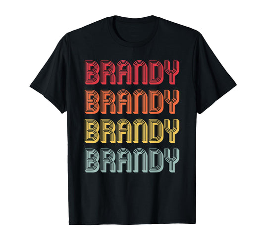 BRANDY Gift Name Personalized Retro Vintage 80s 90s Birthday T-Shirt