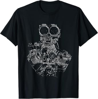 Vintage Hot Rod Engine T-Shirt