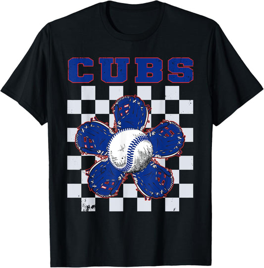 Vintage Cubs Name Throwback Classic Art Cubs Spirit Game Day T-Shirt