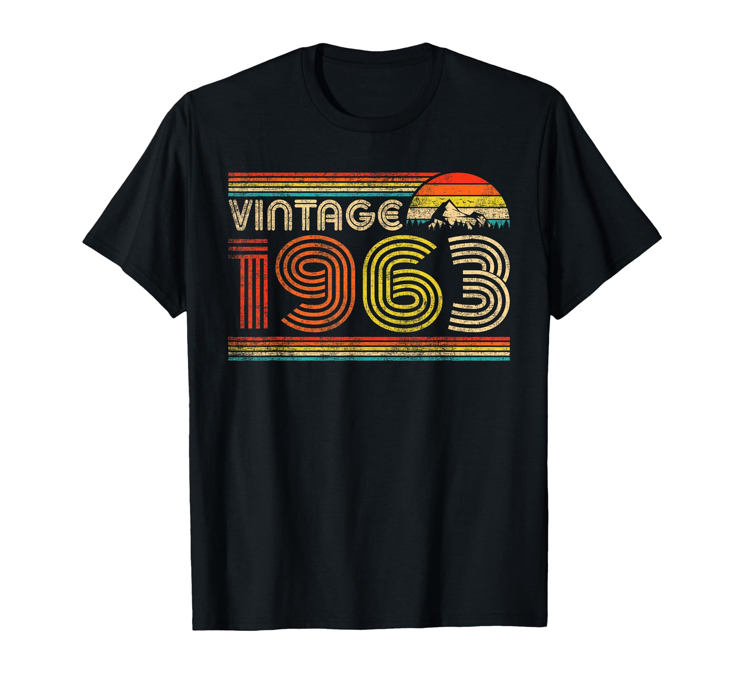 Vintage 1963 Classic 1963 Vintage Year Men Women Birthday T-Shirt