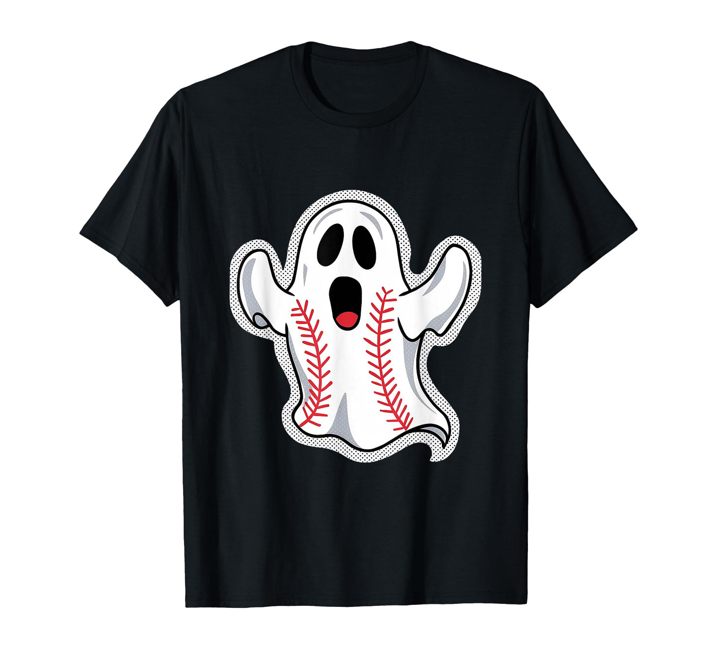 Halloween costume of a baseball ghost baseball lover T-Shirt