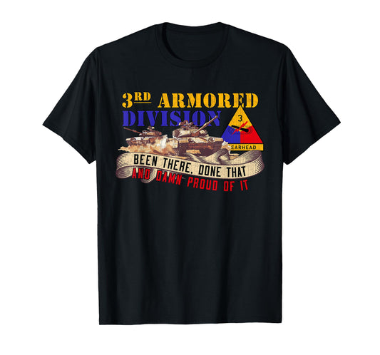 3rd Armored Division 3rd AD Spearhead Veteran Day Gifts T-Shirt