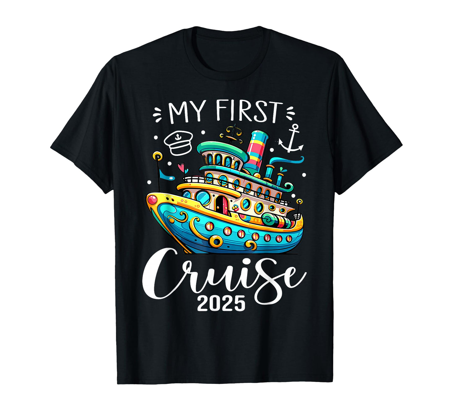 My First Cruise 2025 Cute Family Vacation Cruising T-Shirt
