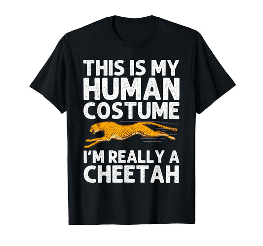 Cool Cheetah Art for Men Women Kid Zoo Animal Safari Cheetah T-Shirt