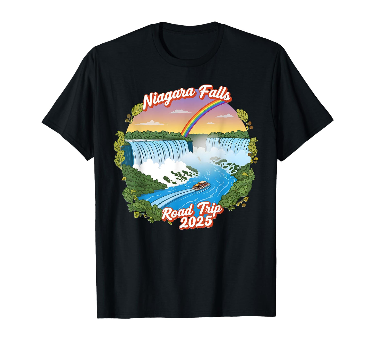 Niagara Falls Road Trip 2025 Summer Vacation Souvenir T-Shirt