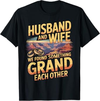 Husband And Wife Family Trip Grand Canyon National Park T-Shirt