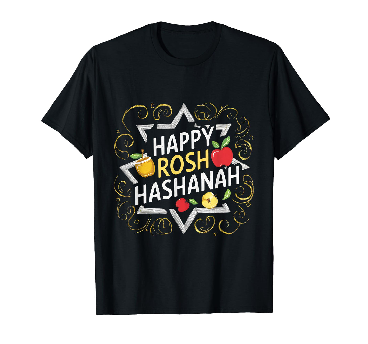 Happy Rosh Hashanah Festive Jewish Celebration Rosh Hashana T-Shirt