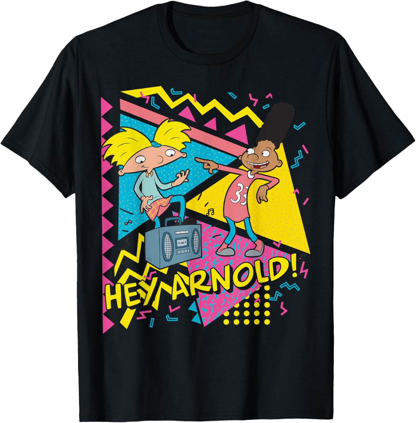 Hey Arnold! 90's Party Poster T-Shirt