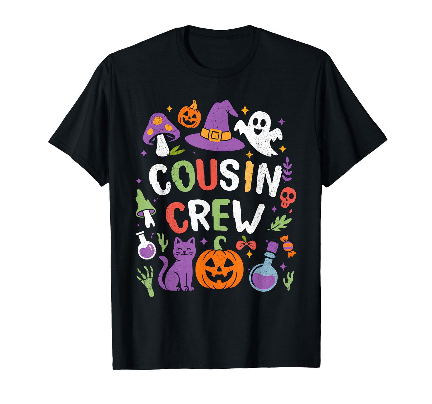 Halloween Cousin Crew Boo Pumpkin for Kid Girl Boy Toddler T-Shirt