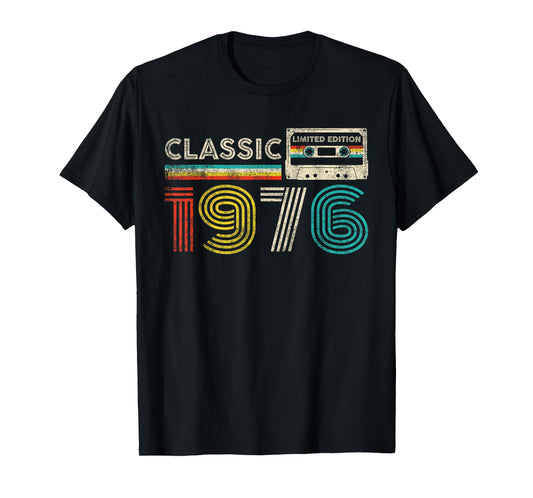Classic 1976 Vintage Birthday 1976 Cassette Tape Classic T-Shirt