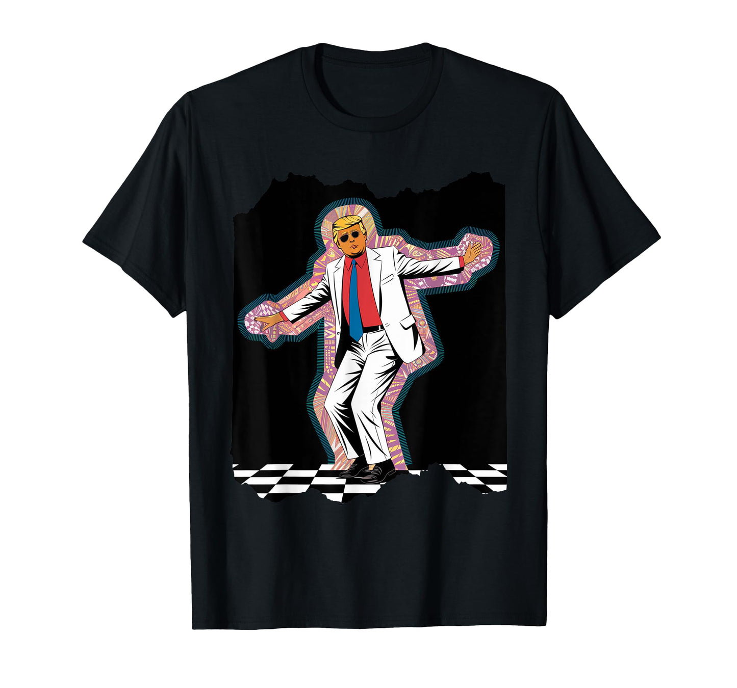 Funny Donald Trump Disco Dancing 60s 70s 80s President T-Shirt