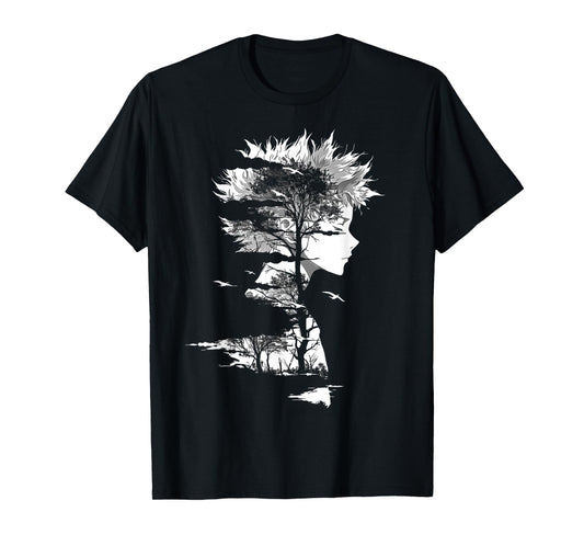 Anime Manga Motif Illustration Anime T-Shirt