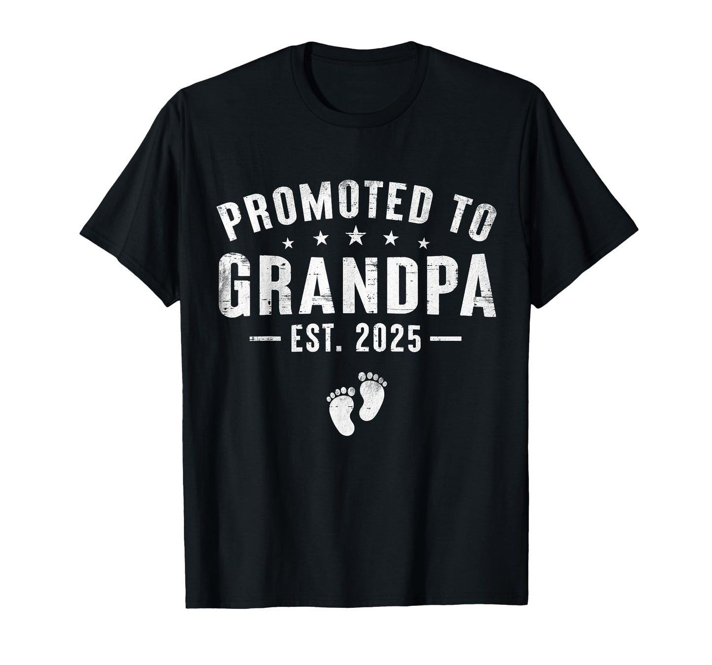 Promoted to Grandpa 2025 Soon to Be Grandfather New Grandpa T-Shirt