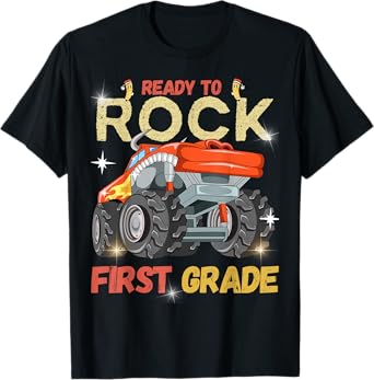 Ready to Rock First Grade First Day of First Grade for Kids T-Shirt