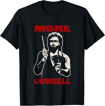 Funny More Cowbell Vintage Retro Humor T-Shirt
