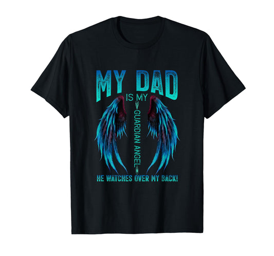 For My Dad In Heaven Touching Tribute For Passed Away Dad T-Shirt