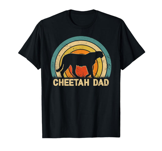 Cheetah Dad Father's Day Funny Cheetah Lover Dad Daddy T-Shirt