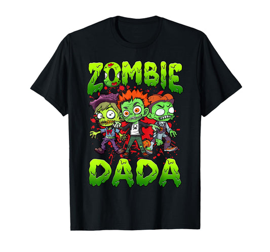 Zombie Dada Halloween Costume Family Matching T-Shirt