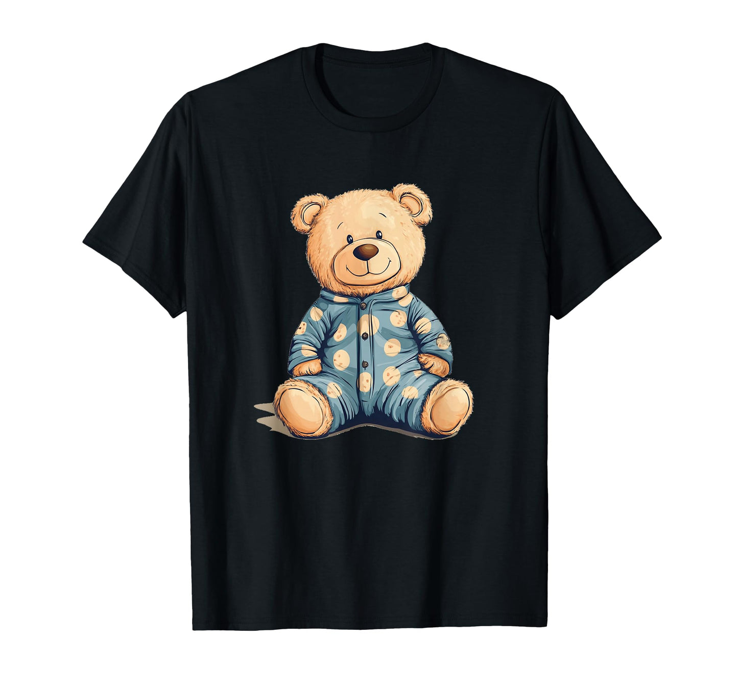 Teddy Bear in Pajama Costume for Bedtime Smiles T-Shirt