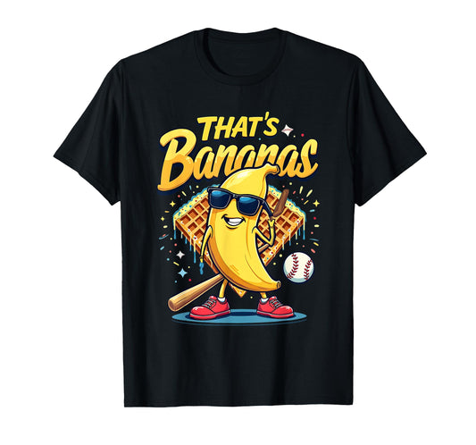 Baseball Graphic Bananas Proud Name Retro Cool T-Shirt