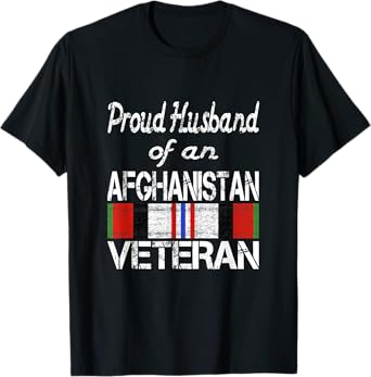 Mens Proud Husband of an Afghanistan Veteran T-Shirt