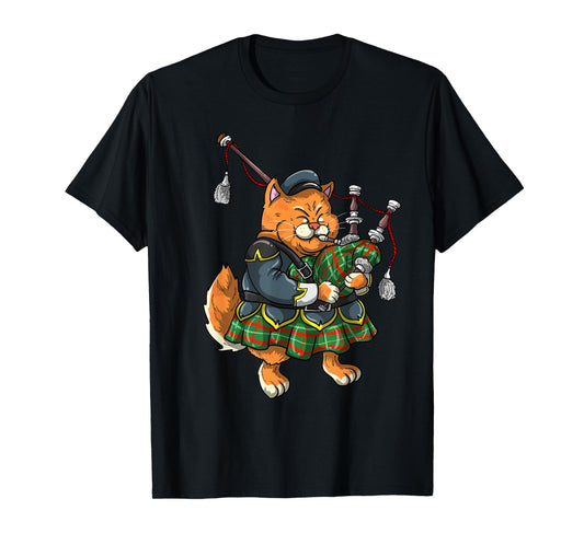 Bagpipe Art for Men Women Bagpipe Player Kilt Lover Bagpiper T-Shirt