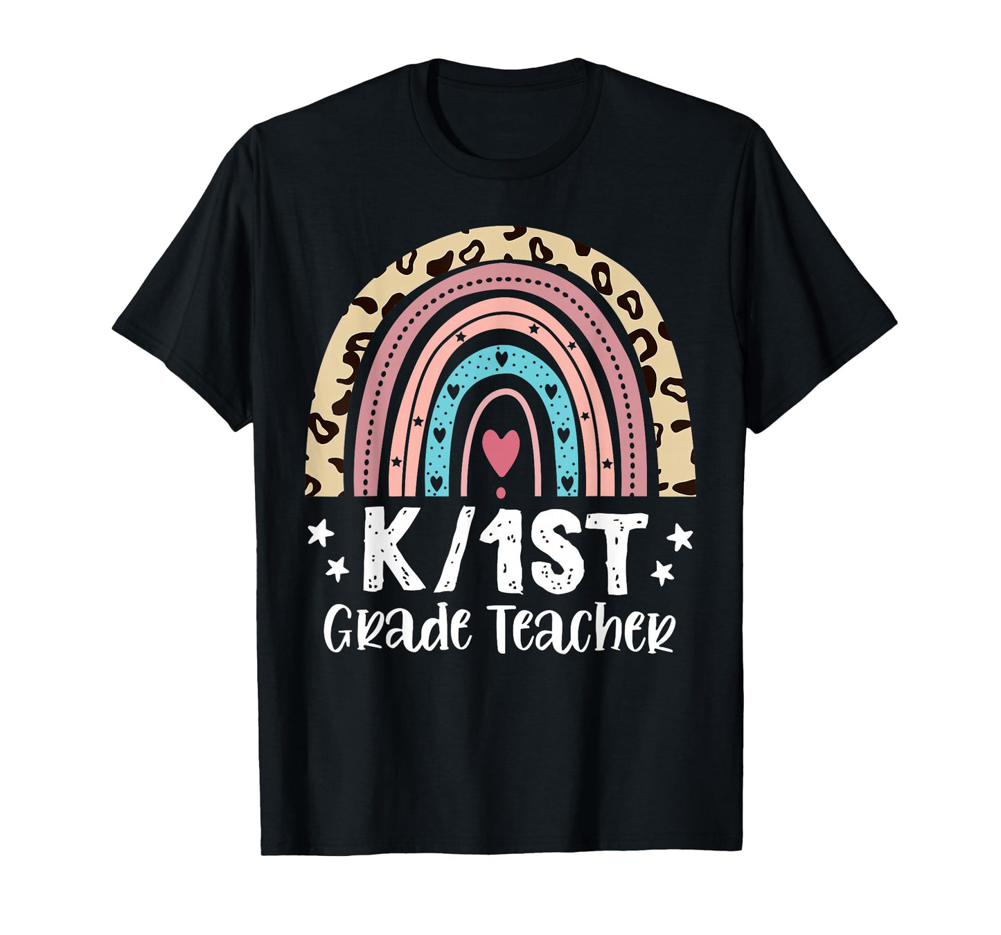 Rainbow Kinder And 1st Grade Teacher Multi Grade Teacher T-Shirt