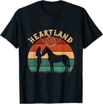 Heartland Retro Vintage Sunset PC T-Shirt