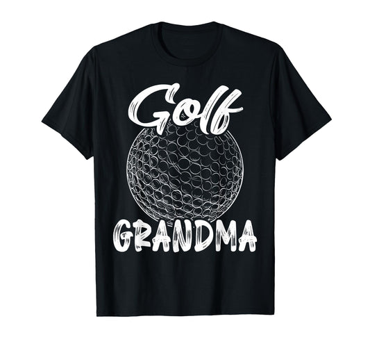 Golf Grandma Women Golfers Golf Ball Player Family Matching T-Shirt