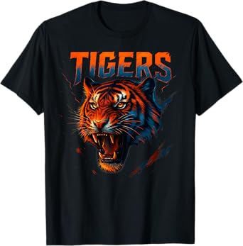 Graphic Classic Tigers Last Name Apparel For Men Women Kids T-Shirt