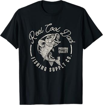 Reel Cool Dad Funny Fathers Day T-Shirt