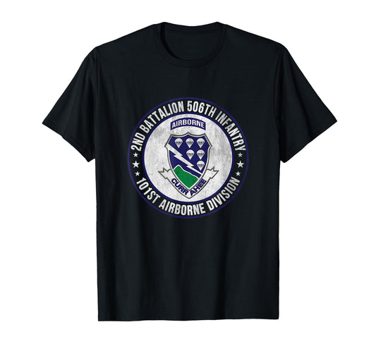 2nd Battalion 506th Infantry 101st Airborne Division Veteran T-Shirt