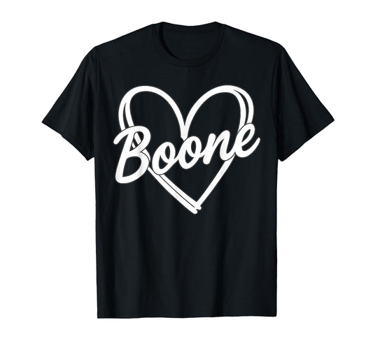 Boone Heart Men Women Kid Vintage T-Shirt