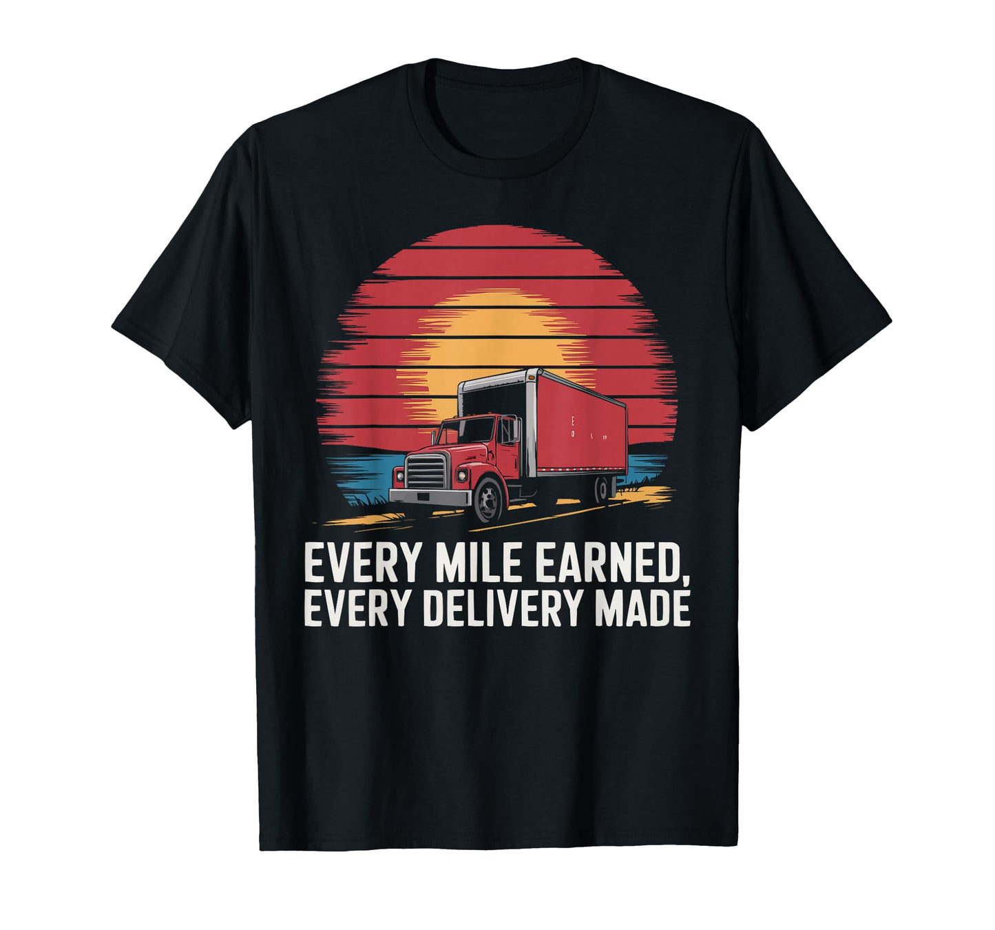 Box Truck Driving Truck Driver Proud Trucker T-Shirt