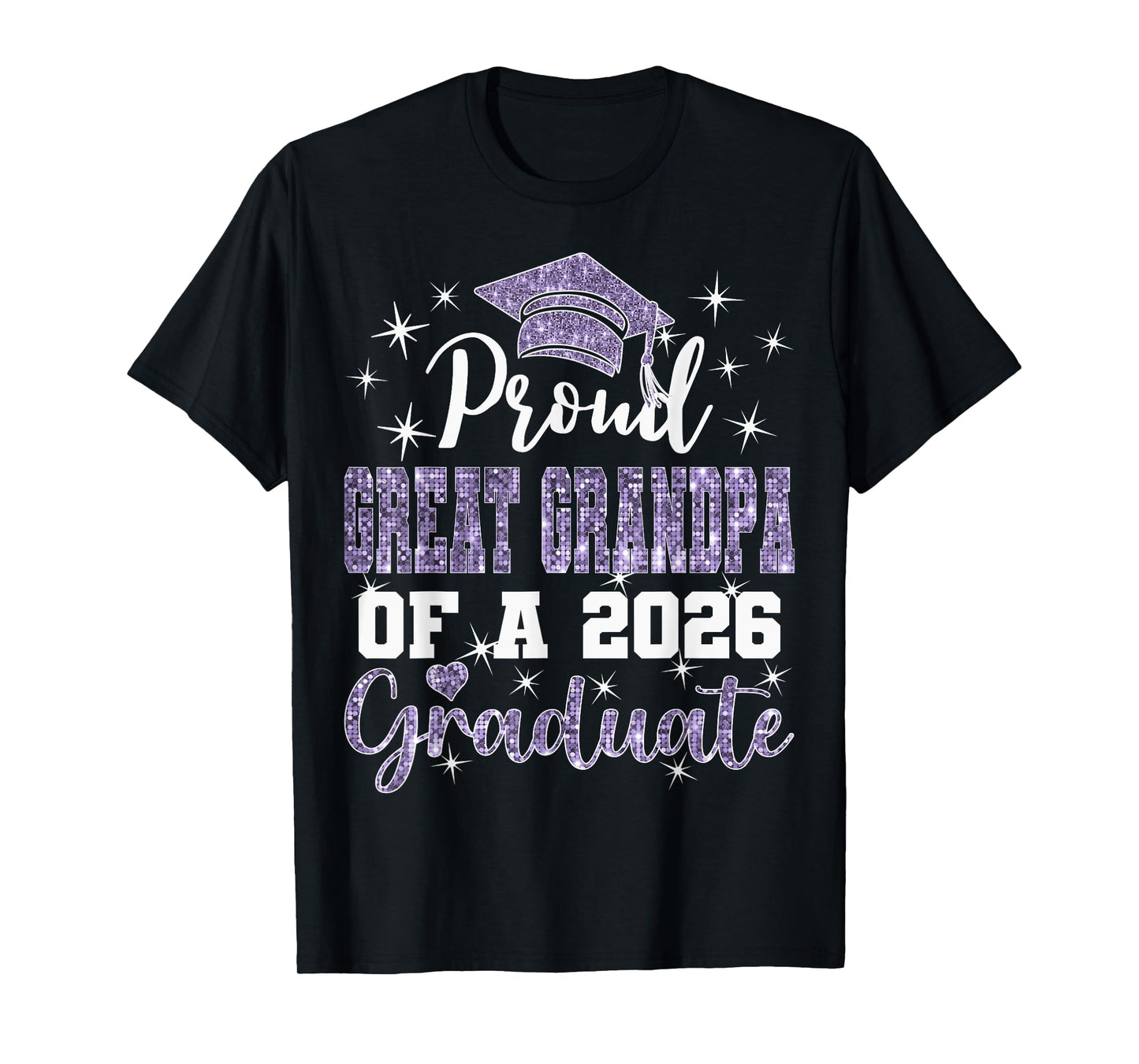 Super Proud Great Grandpa of 2026 Graduate Graduation Family T-Shirt