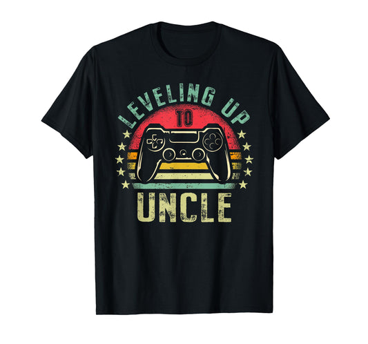Leveling up to Uncle Video Gamer Promoted To Future Uncle T-Shirt