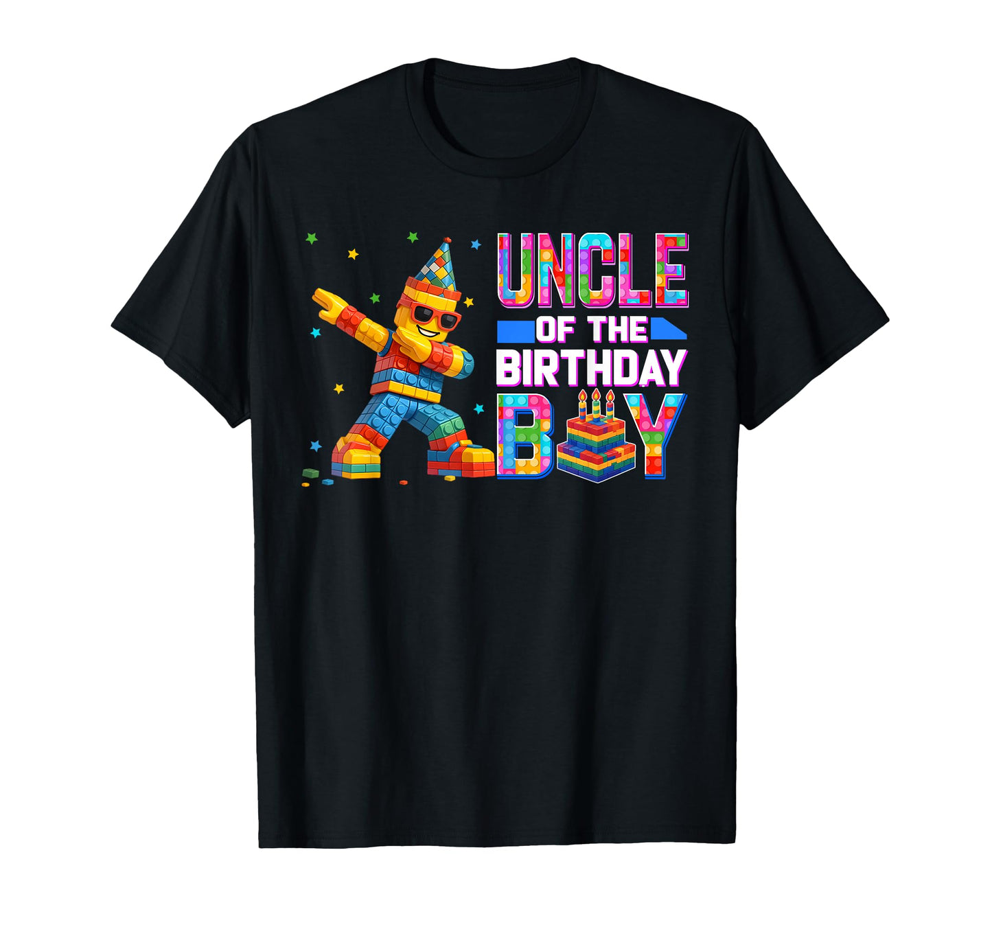 Uncle Of The Birthday Boy Family Matching Party T-Shirt