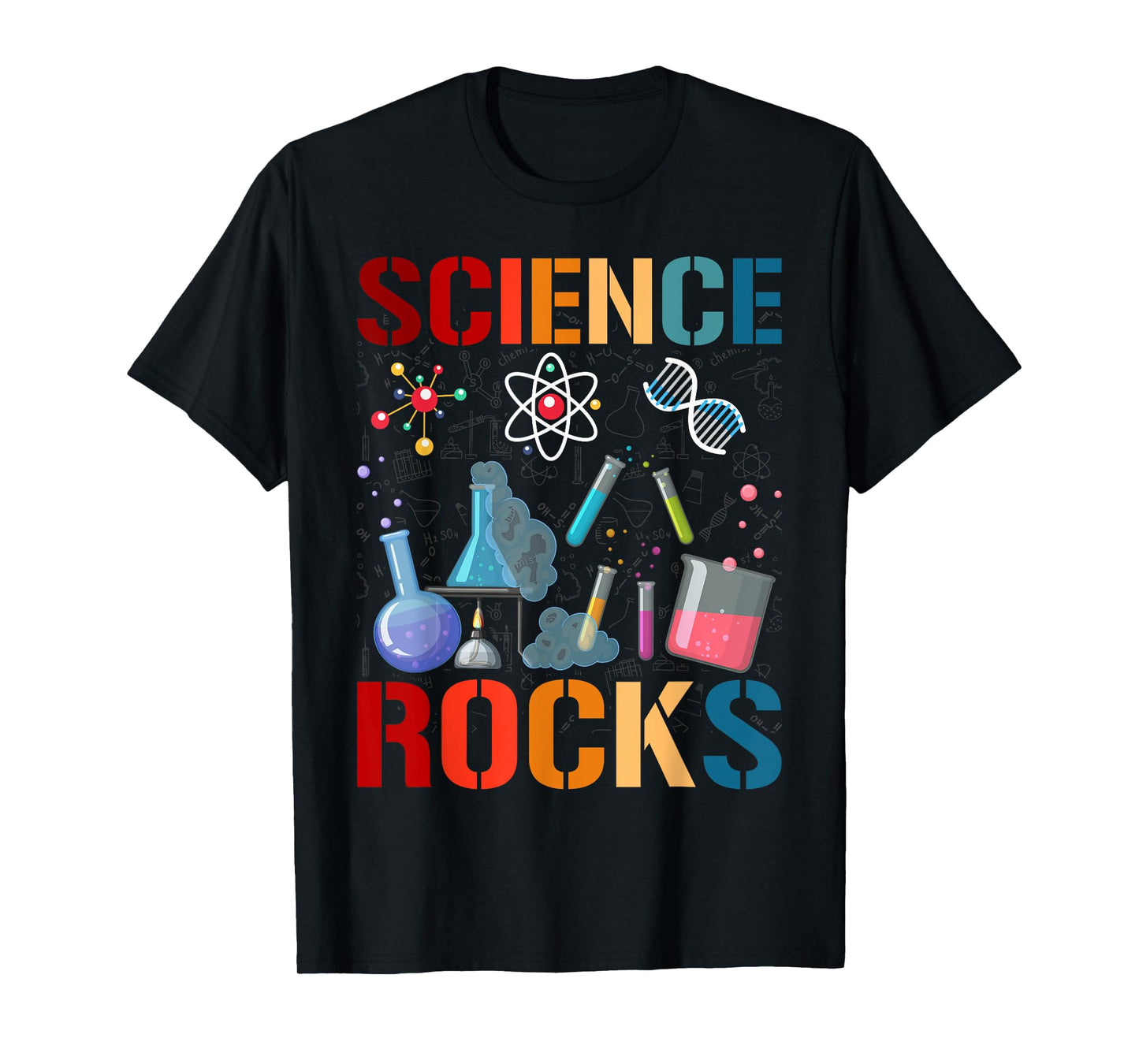 Science Rocks Biologist Chemistry Physics Teacher T-Shirt