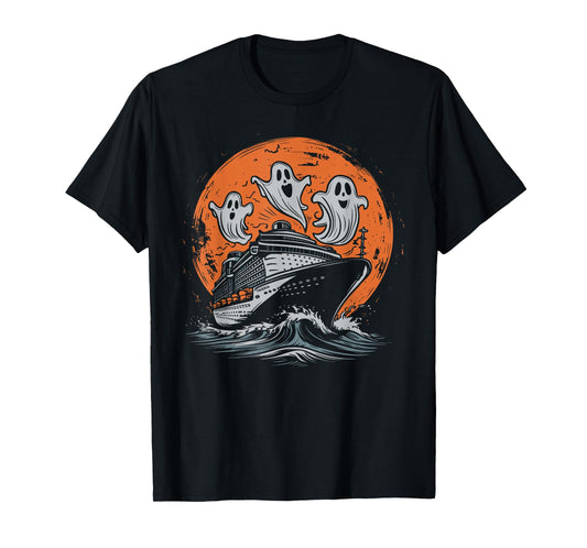 Cruise Ship, Costume, Vacation, Spooky T-Shirt