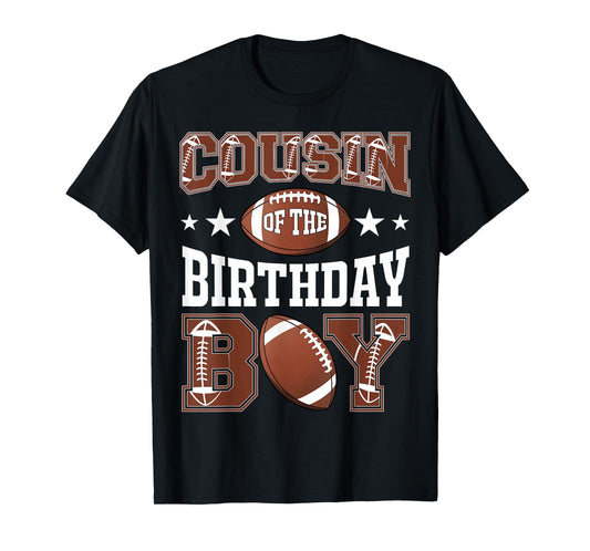 Cousin Of The Birthday Boy Football Game Day T-Shirt