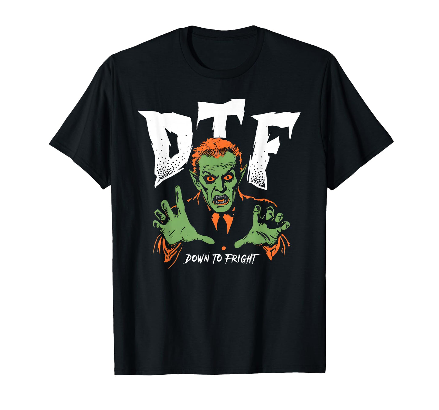 Funny Halloween Dtf Down to Fright T-Shirt