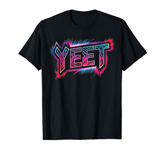 Vintage Yeet Apparel Funny Saying Quote Men Women Kids T-Shirt