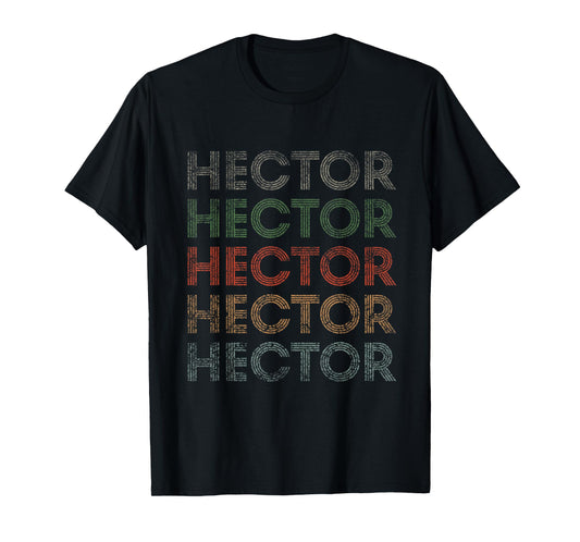 Hector First Name Grunge Style Vintage Retro T-Shirt